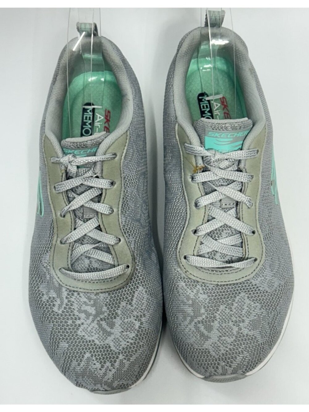 Skechers Skech Air Element Sneakers Shoes Women's Size 7.5 Gray Floral Running - Picture 4 of 10